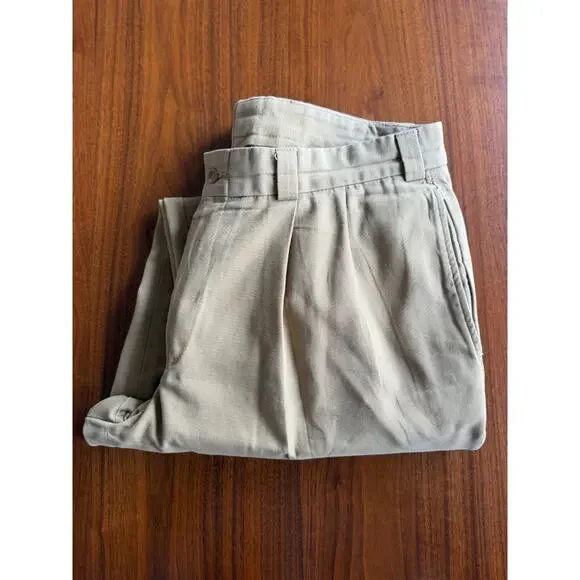 Bills Khakis Vintage M1 Relaxed Fit Pleated Chinos - 38x33 - Picture 4 of 4